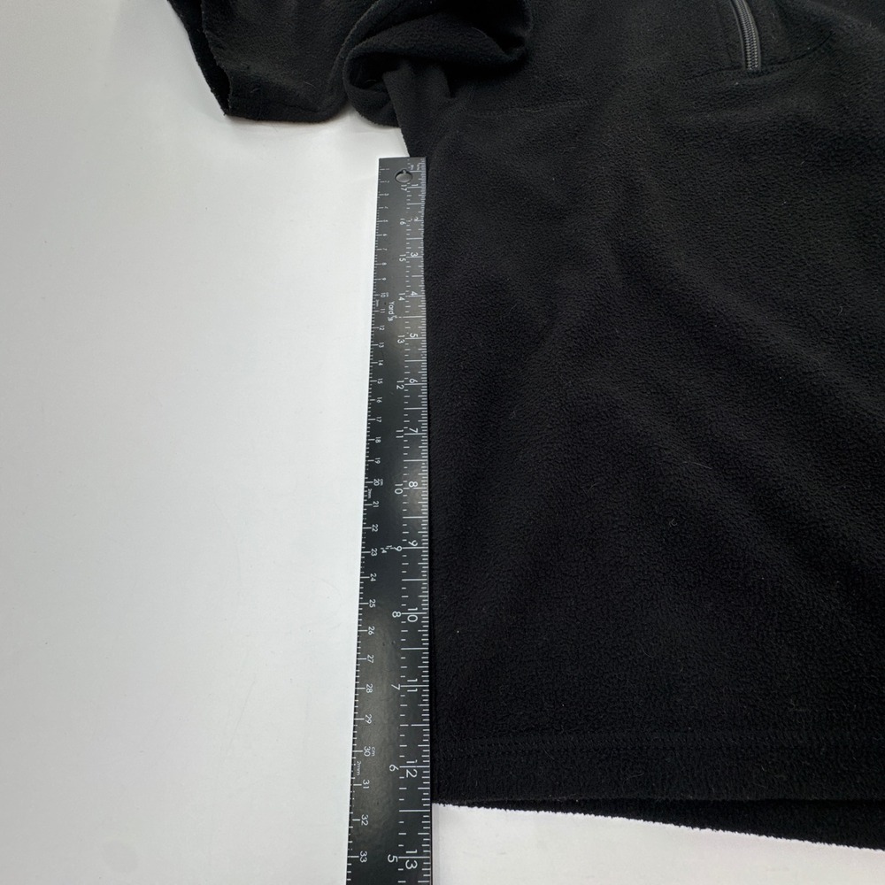 The North Face Glacier Fleece Sweater Boys Medium 10/12 Black Mock Neck 1/4 Zip - Picture 6 of 15
